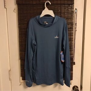 NWT Habit Hidden Cove Hooded Performance Layer Pull Over Shirt
